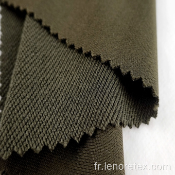 Tissu en boucle Terry en tricot souple 100% polyester